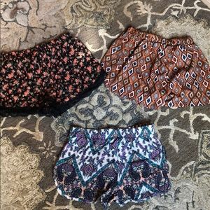 BUNDLE of 3 Women’s Patterned Shorts